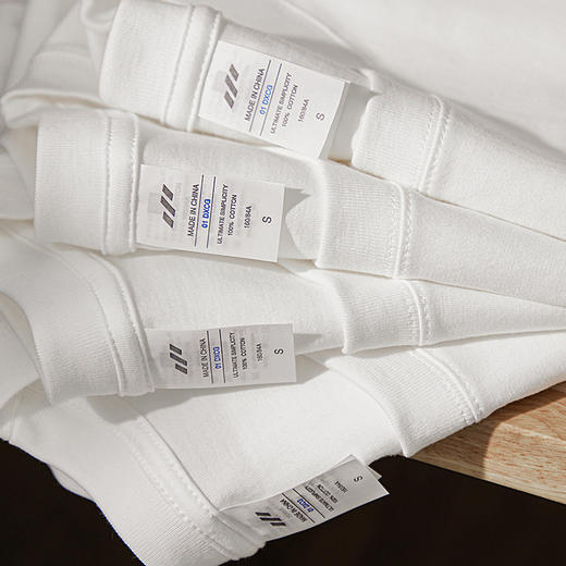 【69元3件】男女同款230克新疆纯棉短袖 基础百搭纯棉圆领T恤 商品图11