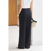 剩M/L 米思阳2026春季新款光泽感醋酸休闲长裤百搭通勤直筒阔腿裤女5732 商品缩略图4
