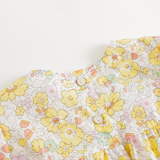 【马克珍妮芦芙】女童纯棉甜美碎花满印裙子连衣裙春夏新款240886 商品图4