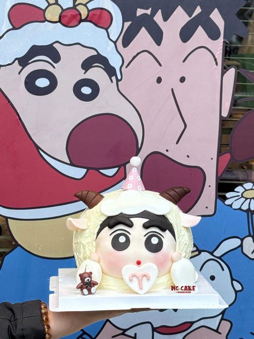 白羊座|蜡笔小新白羊座造型蛋糕 商品图1