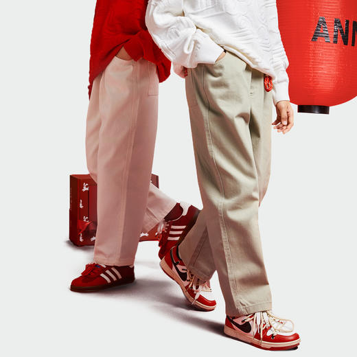 男女童全腰梭织单裤春季新款安奈儿童装EM516002 商品图1