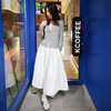 馥迦老钱风高级简约白色套装裙 商品缩略图1
