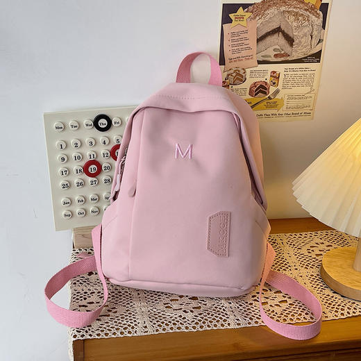 【新款春游小背包，萌趣设计，轻盈舒适】奶乎乎可爱儿童春游研学小背包 香芋紫色 大学生上课逛街 迷你双肩包-QQ 商品图4