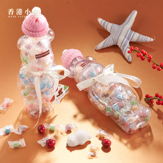 Rene Little Bear 香港小熊熊罐水果味酸软糖 120g 商品图4