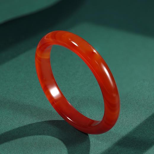 上新了故宫 御猫说 荔枝冻玉髓/阿富汗玉/红玛瑙手镯系列（一物一证 精美礼盒）5天左右发货 商品图13