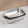 KEYIOW 304不锈钢双耳长方形烤盘多功能 烤鱼烘焙必备 商品缩略图8