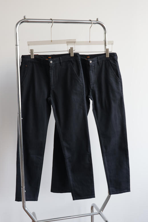 H.B 25新款水洗黑 弹力小直筒通勤长裤 XXK183 商品图3