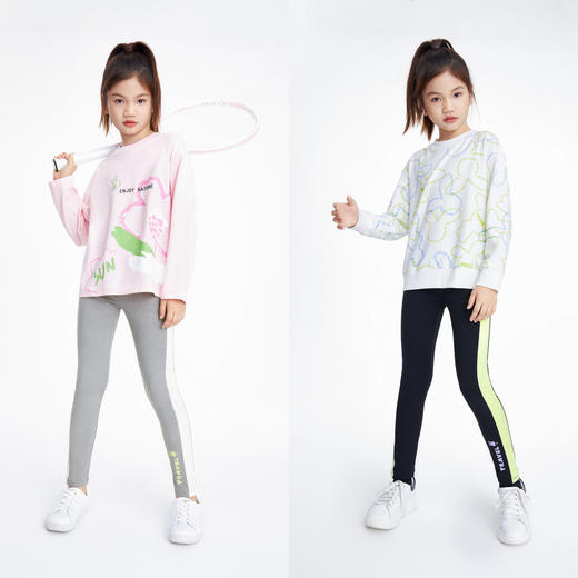 女童针织打底裤春季新款安奈儿童装EG516133 商品图3