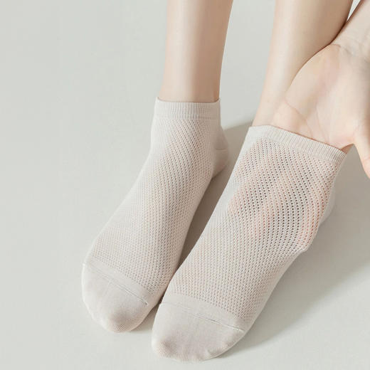 【品牌优选】【超值6双装】拾袜记春夏款网眼艾草精油袜礼盒 男款/女款 棉袜吸汗透气 耐磨舒适 多色可选 商品图8