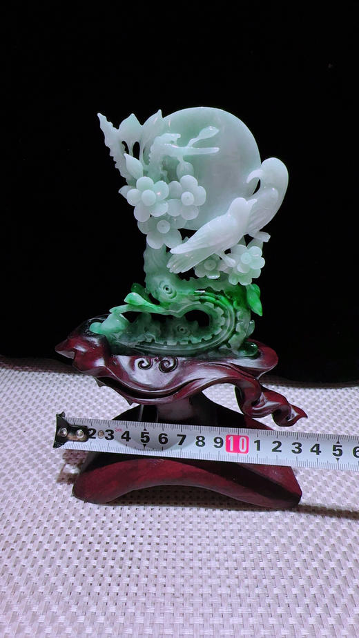 620880翡翠摆件【喜上眉梢 喜事连连】 商品图2