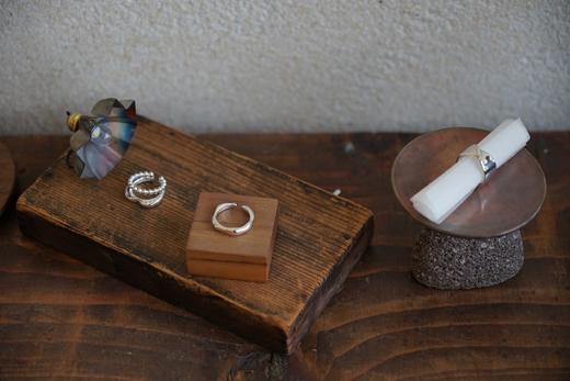 euphoric 银质心形球链双向耳夹/戒指(Heart&Ball Chain 2way Earcuff 4413) 商品图5