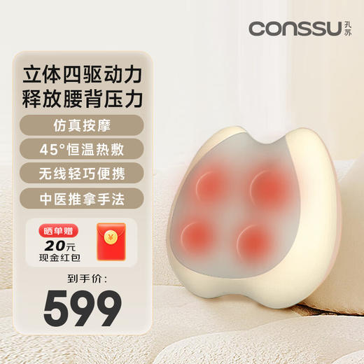 孔苏 腰背按摩仪 W1 商品图0