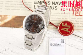 CR卡地亚蓝气球系列 中号33mm 咖啡盘 女士腕表