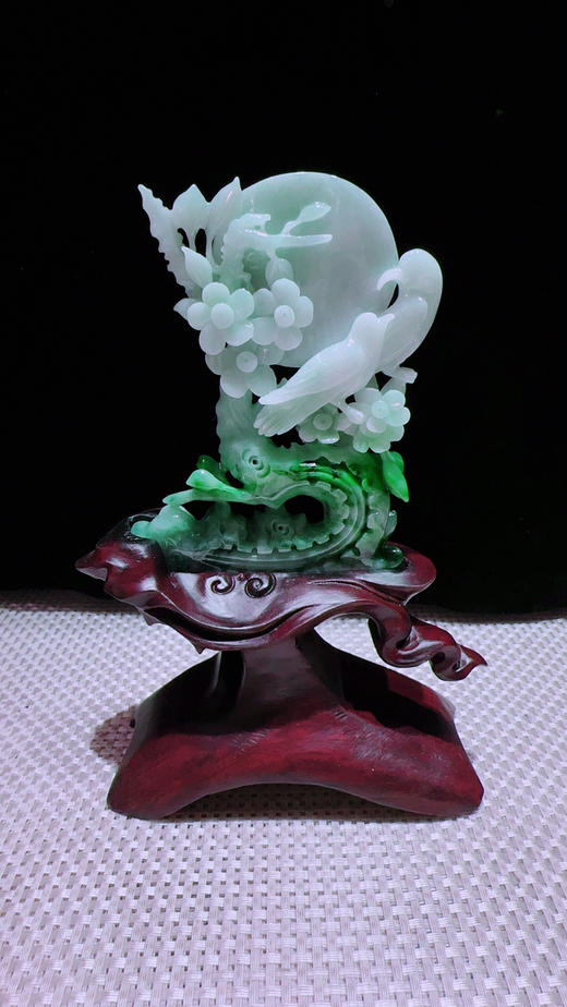 620880翡翠摆件【喜上眉梢 喜事连连】 商品图5