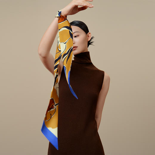 女士丝巾 斜巾&方巾 简约时尚气质 商品图2