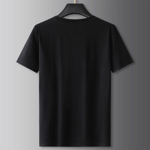 【棉质】【DG】大依优型大码短袖T恤胖子时尚潮流套头上衣男夏季薄款加肥加大码棉 商品图3