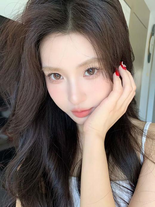 flowercolor 半年抛美瞳 焦糖奶栗 直径14.5mm着色14.0mm 商品图7