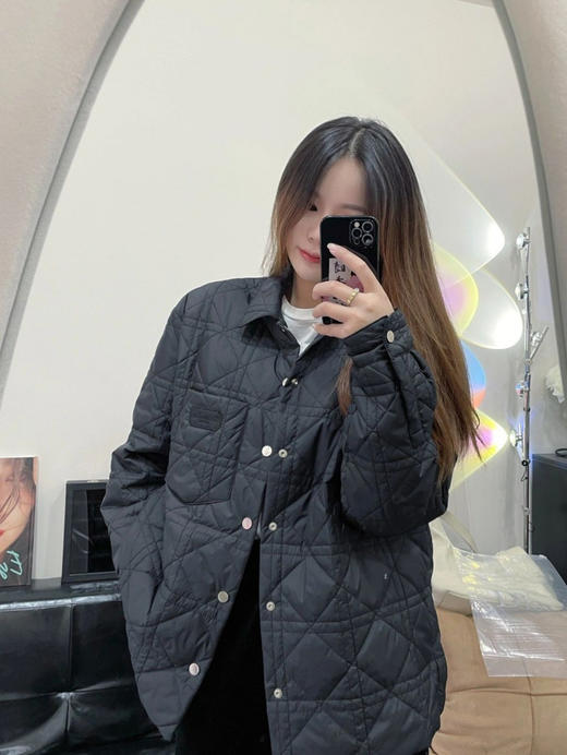 Dior 菱形格绗绣棉服 商品图3