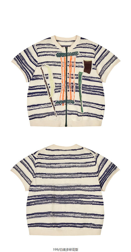 jnby   25年春款   短款开襟针织衫  1P3311900 商品图11