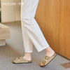 西遇勃肯凉拖鞋女新款夏季超火外穿软木底白色一字拖厚底凉鞋V0056420/V0056547 商品缩略图3
