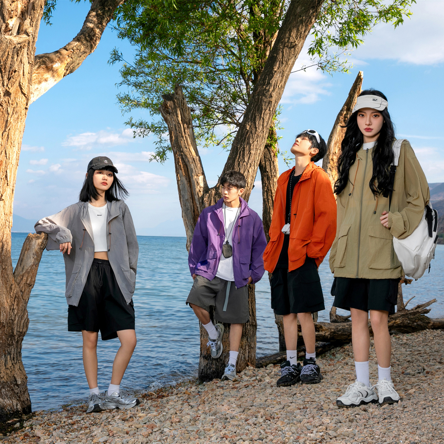 斯辰唯佳 山系户外轻量化防晒冲锋衣 A87-DQC621