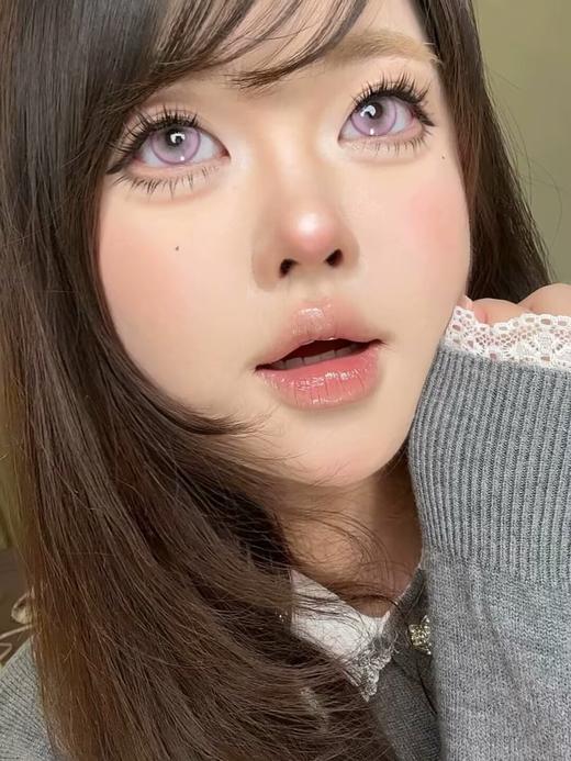 EggUncle Lens旗下 ·小狗火龙果&调色呆呆鱼｜14.5mm白狮参考着色大直径  半年抛 2片 商品图2