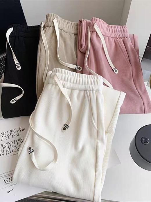 （微脏）【春上新】超显瘦细条纹窄版阔腿裤2332-喜出 商品图0