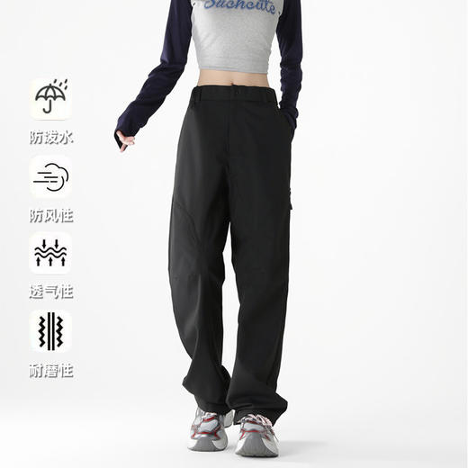 💕春季新品首发👊🏻追求高品质的来‼💐【斯辰唯佳 山系情侣款三防软壳冲锋裤ELXM99-2501】户外运动必备！💗男女同款！福建大厂品质❗ 🔥防风，防水，防污‼ 商品图5