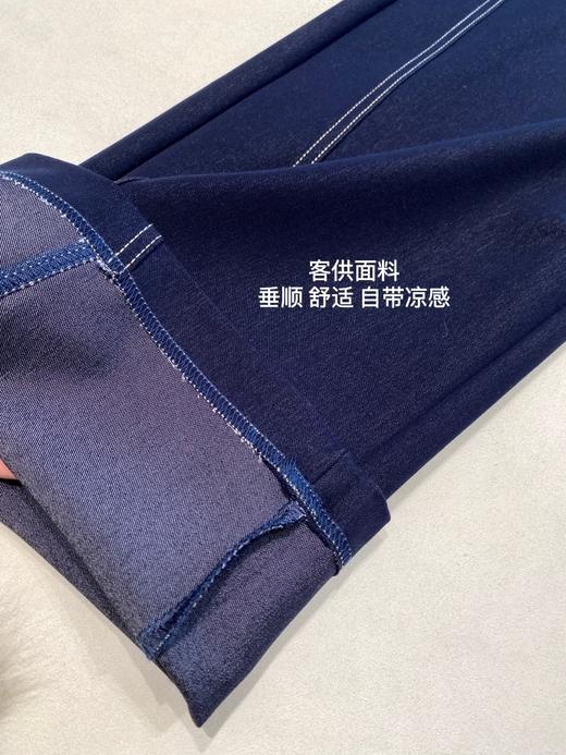 云仓【9821】老钱风显瘦神裤 凉感 阔腿裤直筒裤 商品图6