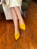 花痴推荐！超爱的小众美鞋——皮料选自意大利🇮🇹进口超柔胎牛反绒、小羊皮！线条独特流畅、满满时髦自由感！穿感舒适细腻、鞋型精致秀气，上脚气质感满满、复古高级｜三色任选 商品缩略图3