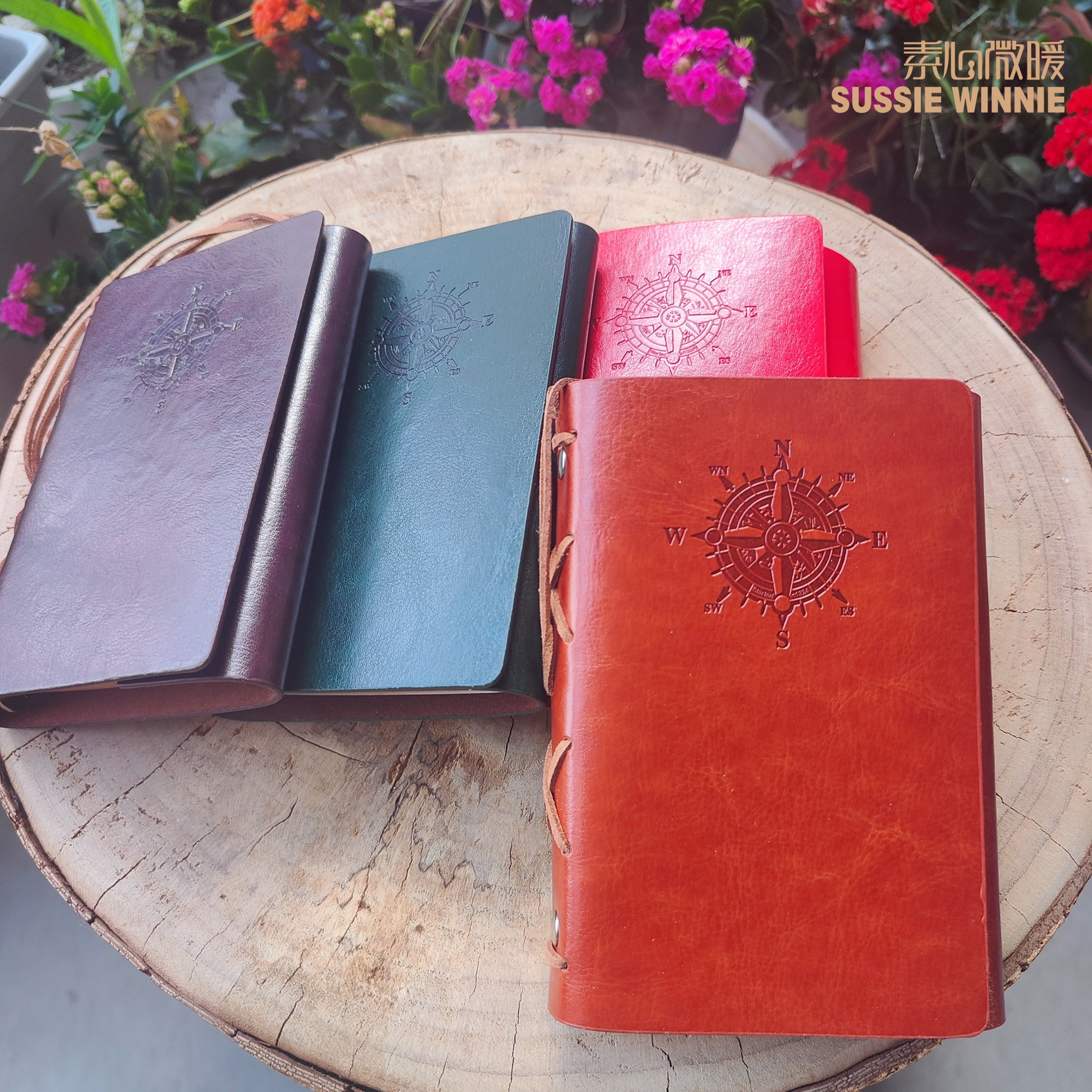 111轮内疏通、69期梳头打卡奖励 复古活页笔记本（未参加打卡、非全勤拍了无效）