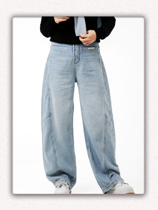 牛仔弯刀裤 商品图0