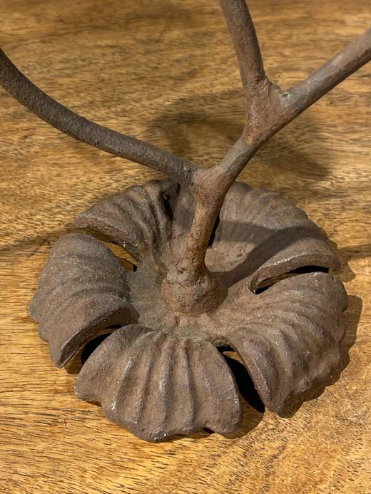 铸铁花卉形雕塑案头摆件，顺丰包邮 商品图9