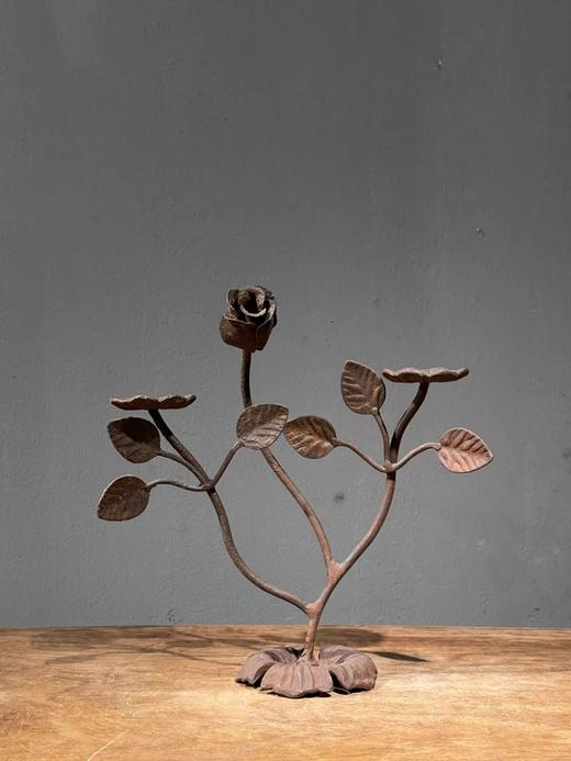 铸铁花卉形雕塑案头摆件，顺丰包邮 商品图13