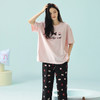 【超柔软莫代尔】自然醒「甜感氧气」莫代尔棉睡衣女夏季短袖长裤可爱可外穿家居服套装JLM 商品缩略图8