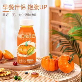 【分仓直发包邮】纯粒每日南瓜汁230g*10瓶