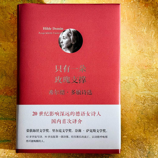 只有一朵玫瑰支撑 希尔德 多敏诗选 20世纪影响深远的德语女诗人 国内首次译介 商品图1