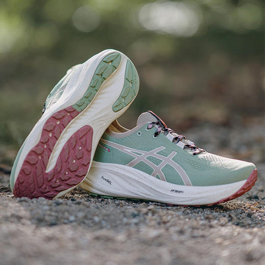 ASICS亚瑟士NIMBUS 26女跑鞋N26黑武士专业马拉松轻量回弹缓震跑步鞋 商品图5