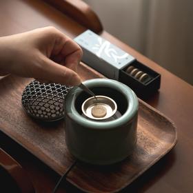 香氛美学 | 知时 觉悟安三时系列隔火香 新和香配方 三种香氛场景设计 无火无烟 香炉礼盒/香片套装/试用装（保定顺丰发货））