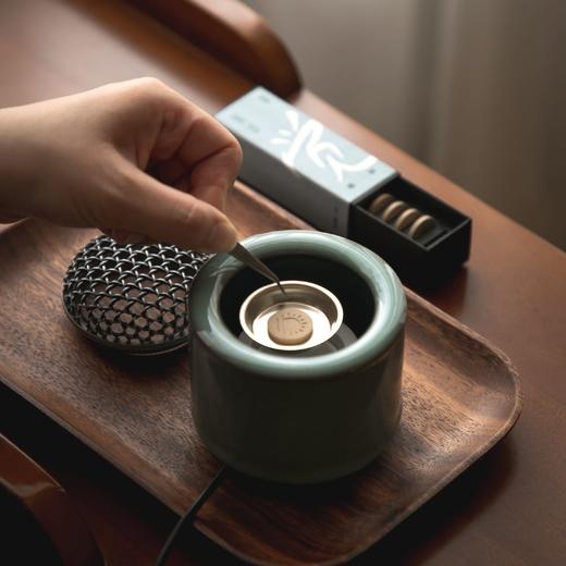 香氛美学 | 知时 觉悟安三时系列隔火香 新和香配方 三种香氛场景设计 无火无烟 香炉礼盒/香片套装/试用装（保定顺丰发货）） 商品图0