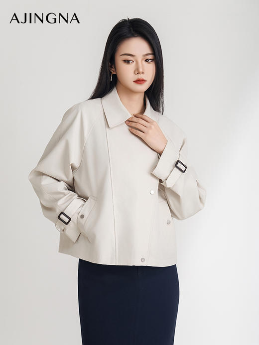 【商场同款】阿菁娜休闲短夹克外套A30C103003 商品图2