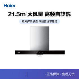 海尔大吸力家用油烟机挥手感应高速自旋清洗智能油烟机 CXW-219-E900T23