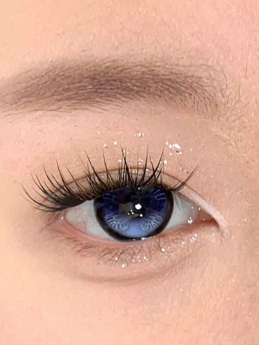 HUOHUOCON 蓝闪蝶翼 半年抛 两片 14.5mm 参考着色 13.9mm 基弧 8.6 含水 38% 新锐国货 商品图2