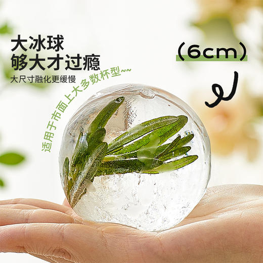 摩登主妇冰球模具家用按压式食品级硅胶大号威士忌冰格调酒制冰器 商品图1