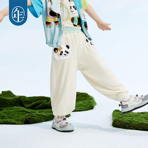 年衣童装男女童裤子2025新款春季女大童甜美休闲百变盼达泡泡裤 商品图0