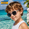 FXQ【新款儿童偏光墨镜】时尚彩色拼接镜框 TR90男女宝宝户外遮阳太阳镜KB9696  商品缩略图1