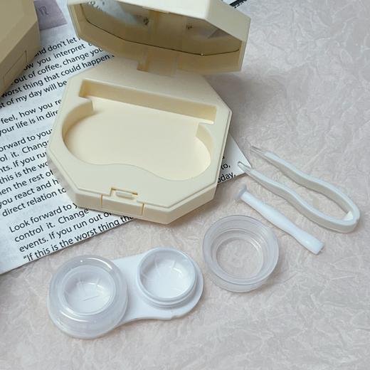 新款J简约美瞳盒隐形眼镜盒伴侣盒2201 商品图3