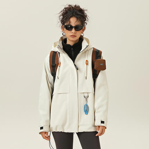 【148秒杀】LUCKY DEER 黄亦玫同款平替OVERSIZE版型 男女同款山系三合一963518S 商品图3