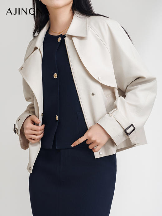 【商场同款】阿菁娜休闲短夹克外套A30C103003 商品图4