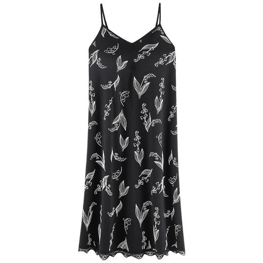 【抗菌新疆棉】自然醒「入夏私语」睡裙女夏季吊带7A抗菌纯棉防凸点带胸垫可外穿连衣裙JLM 商品图10